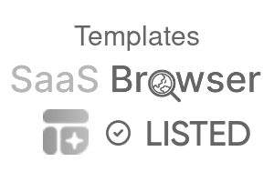 Templates - SaaS Browser Verified Badge