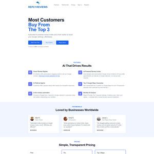 Reply Reviews Screenshot