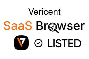 Vericent - SaaS Browser Verified Badge