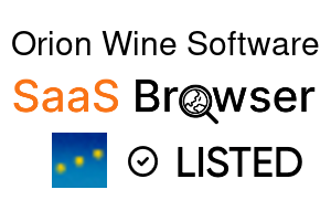 Orion Wine Software - SaaS Browser Verified Badge
