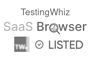 TestingWhiz - SaaS Browser Verified Badge