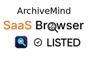 ArchiveMind - SaaS Browser Verified Badge