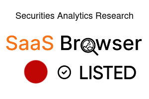 Securities Analytics Research - SaaS Browser Verified Badge