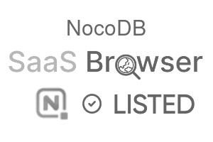 NocoDB - SaaS Browser Verified Badge