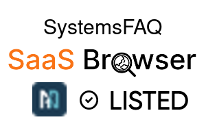 SystemsFAQ - SaaS Browser Verified Badge