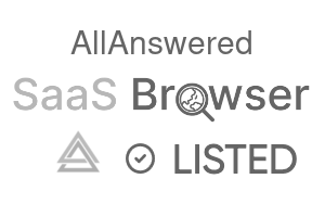 AllAnswered - SaaS Browser Verified Badge