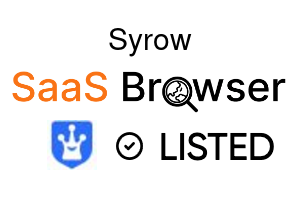 Syrow - SaaS Browser Verified Badge