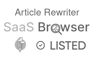 Article Rewriter - SaaS Browser Verified Badge