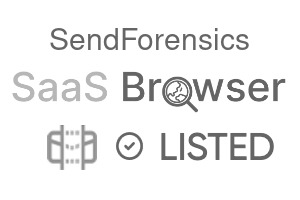 SendForensics - SaaS Browser Verified Badge