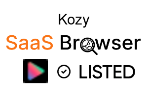Kozy - SaaS Browser Verified Badge