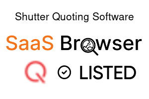 Shutter Quoting Software - SaaS Browser Verified Badge