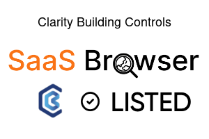 Clarity Building Controls - SaaS Browser Verified Badge