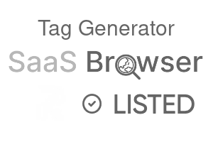 Tag Generator - SaaS Browser Verified Badge
