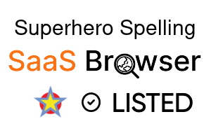 Superhero Spelling - SaaS Browser Verified Badge