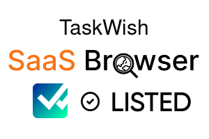 TaskWish - SaaS Browser Verified Badge