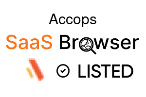 Accops - SaaS Browser Verified Badge