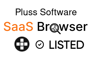 Pluss Software - SaaS Browser Verified Badge