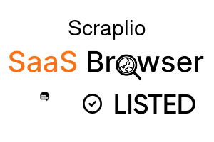 Scraplio - SaaS Browser Verified Badge