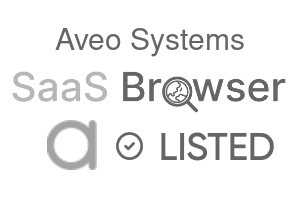 Aveo Systems - SaaS Browser Verified Badge
