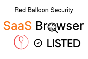 Red Balloon Security - SaaS Browser Verified Badge