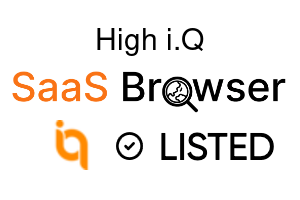 High i.Q - SaaS Browser Verified Badge