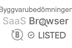 Byggvarubedömningen - SaaS Browser Verified Badge
