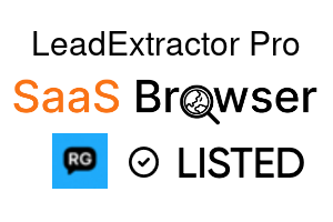 LeadExtractor Pro - SaaS Browser Verified Badge