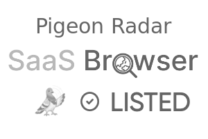 Pigeon Radar - SaaS Browser Verified Badge