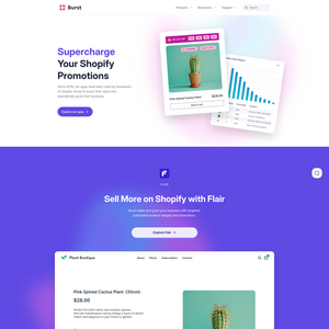 Burst Commerce Screenshot