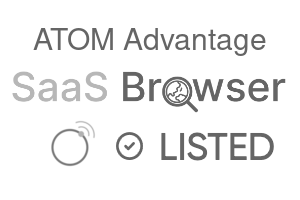 ATOM Advantage - SaaS Browser Verified Badge