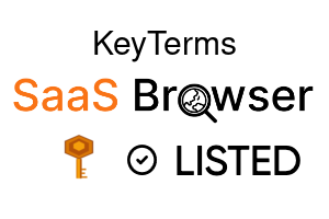 KeyTerms - SaaS Browser Verified Badge