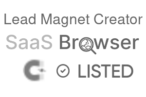 Lead Magnet Creator - SaaS Browser Verified Badge