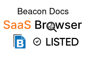 Beacon Docs - SaaS Browser Verified Badge