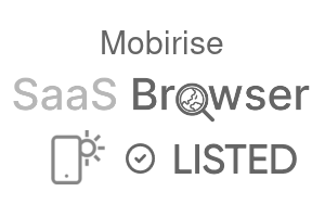 Mobirise - SaaS Browser Verified Badge