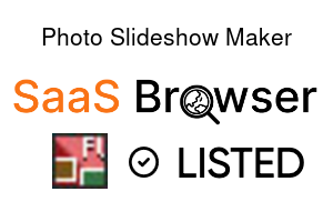 Photo Slideshow Maker - SaaS Browser Verified Badge