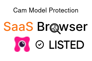 Cam Model Protection - SaaS Browser Verified Badge