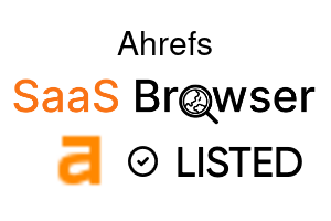 Ahrefs - SaaS Browser Verified Badge