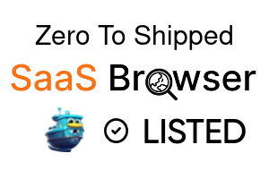 Zero To Shipped - SaaS Browser Verified Badge