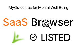 MyOutcomes for Mental Well Being - SaaS Browser Verified Badge