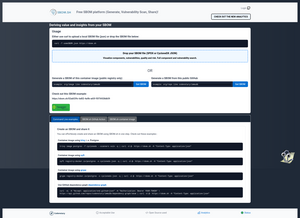 SBOM.sh Screenshot