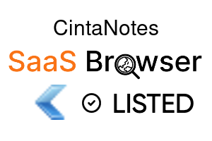 CintaNotes - SaaS Browser Verified Badge