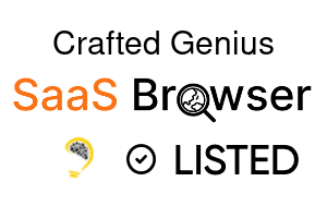 Crafted Genius - SaaS Browser Verified Badge
