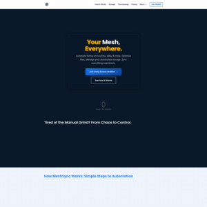 MeshSync Screenshot