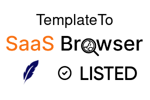 TemplateTo - SaaS Browser Verified Badge