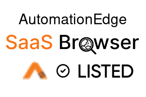AutomationEdge - SaaS Browser Verified Badge