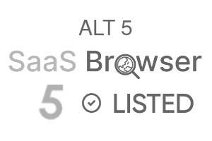 ALT5 Sigma - SaaS Browser Verified Badge