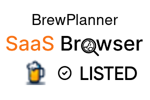 BrewPlanner - SaaS Browser Verified Badge