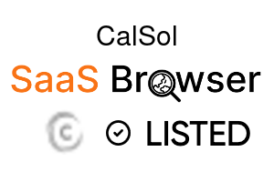 CalSol - SaaS Browser Verified Badge