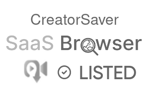 CreatorSaver - SaaS Browser Verified Badge