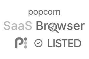 popcorn - SaaS Browser Verified Badge